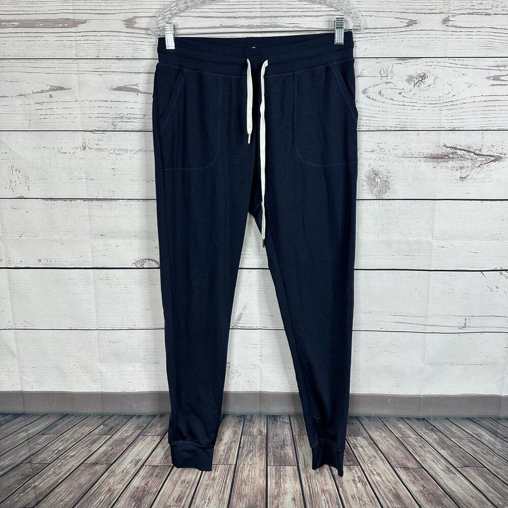 Zyia Jogger Womens Large Blue Drawstring Cozy Active Pull on Athleisure Soft